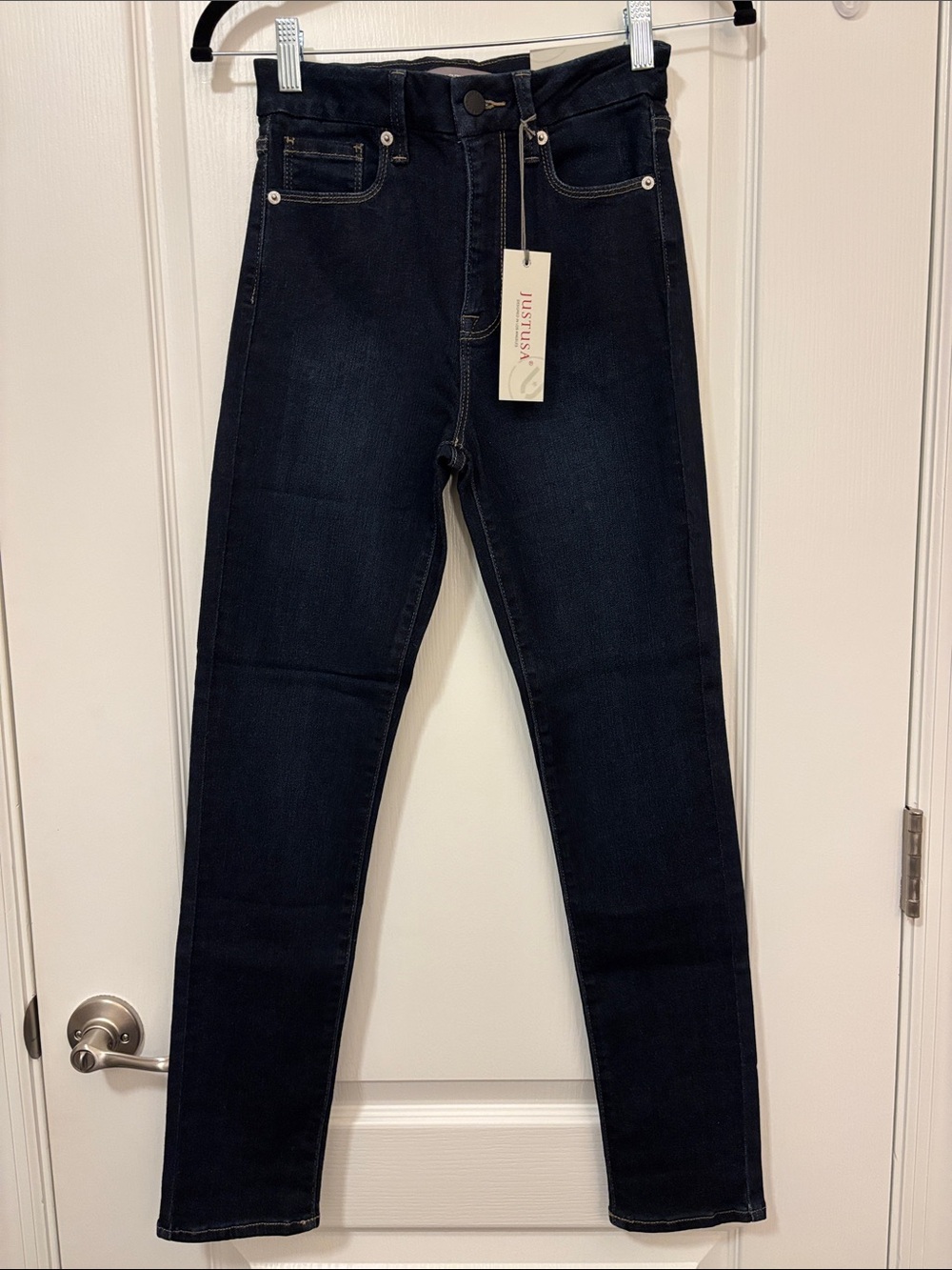 Just USA Dark Indigo High-Rise Skinny Jeans